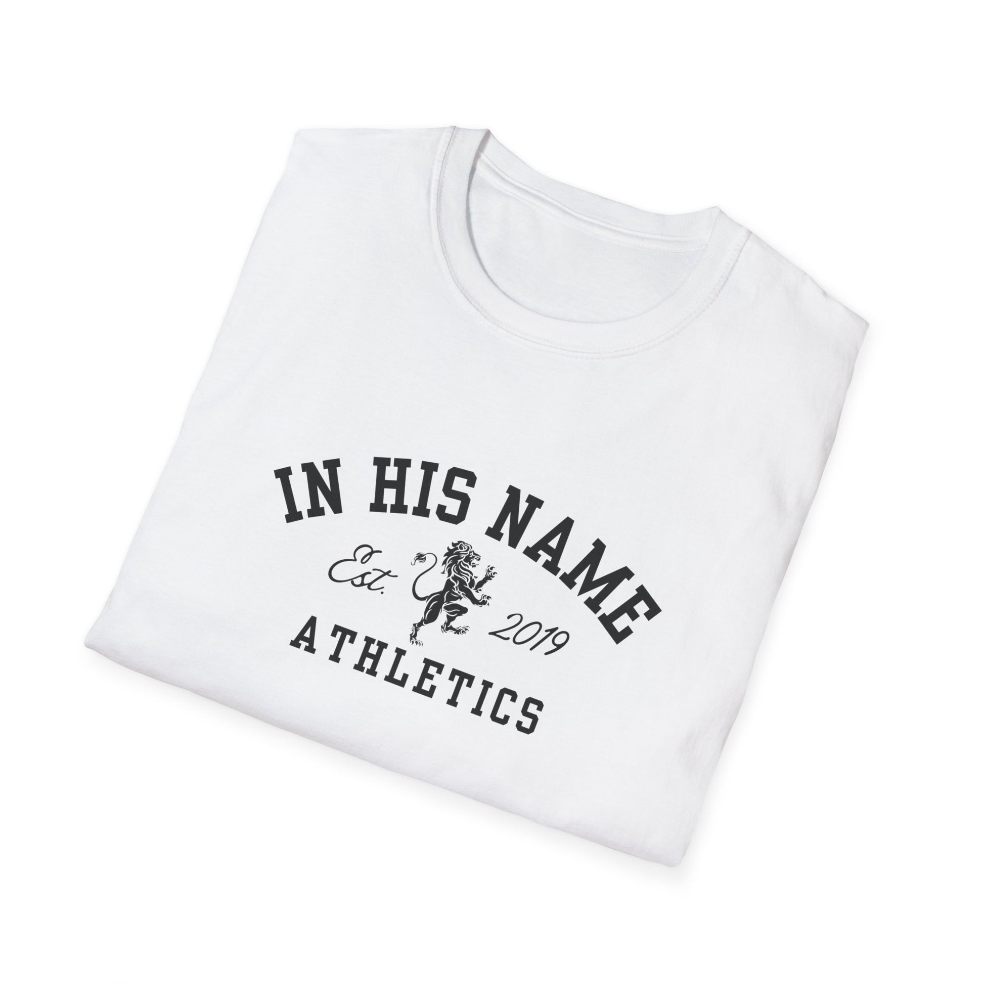 In His Name Athletics - Softstyle T-Shirt