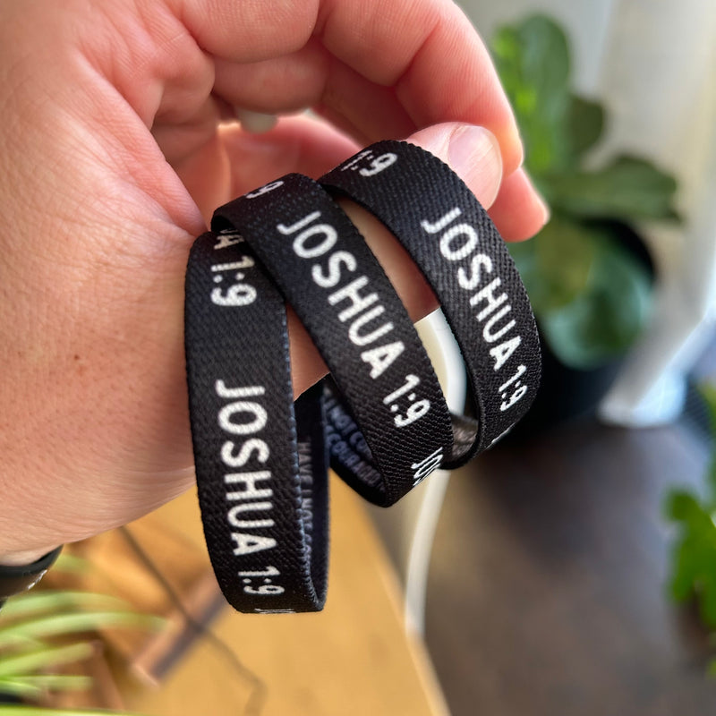 NEW 3-PACK | Joshua 1:9 Reversible Bracelets