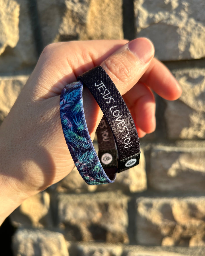 JESUS LOVES YOU | Reversible Bracelet - Christian Bracelets and Apparel - In His Name Company Products