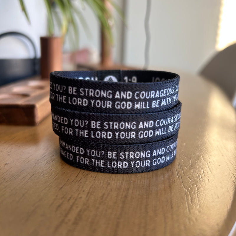 NEW 3-PACK | Joshua 1:9 Reversible Bracelets