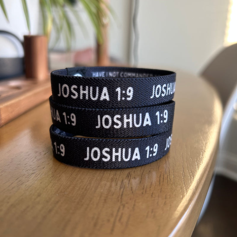 NEW 3-PACK | Joshua 1:9 Reversible Bracelets