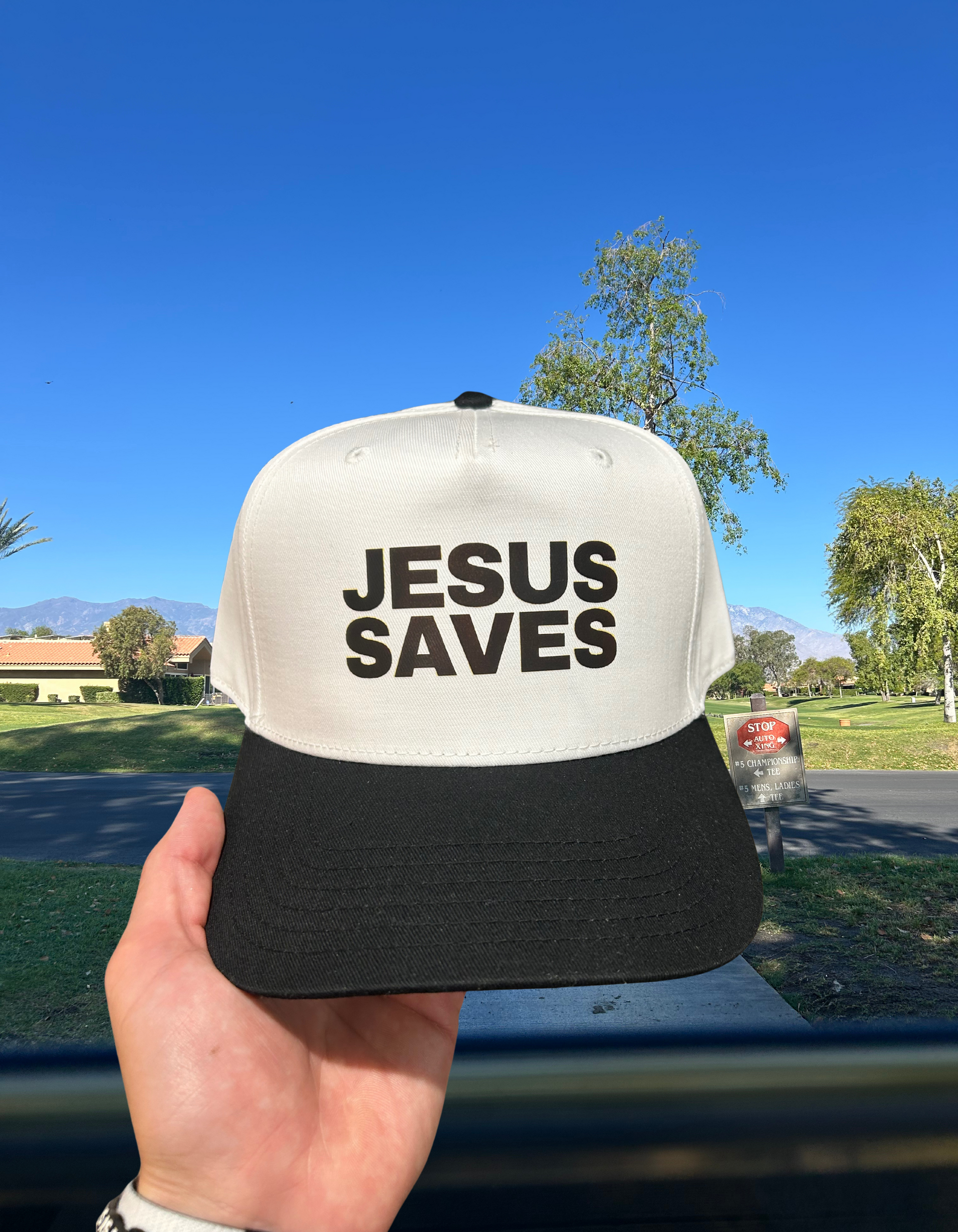 Jesus Saves Hat – Christian Snapback Hat | Bold Faith-Based
