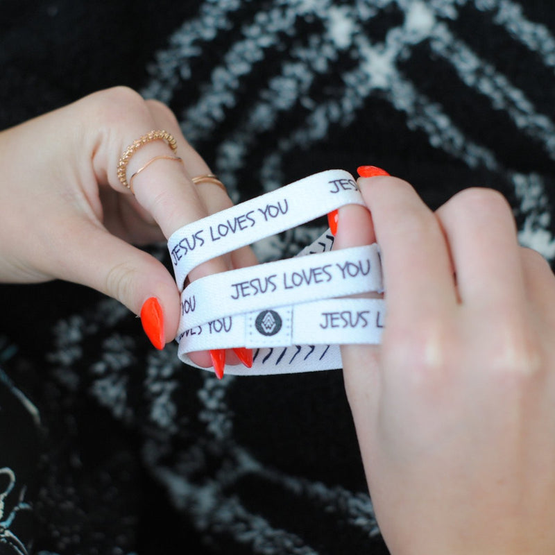 NEW 3-PACK | Jesus Loves You Reversible Bracelets