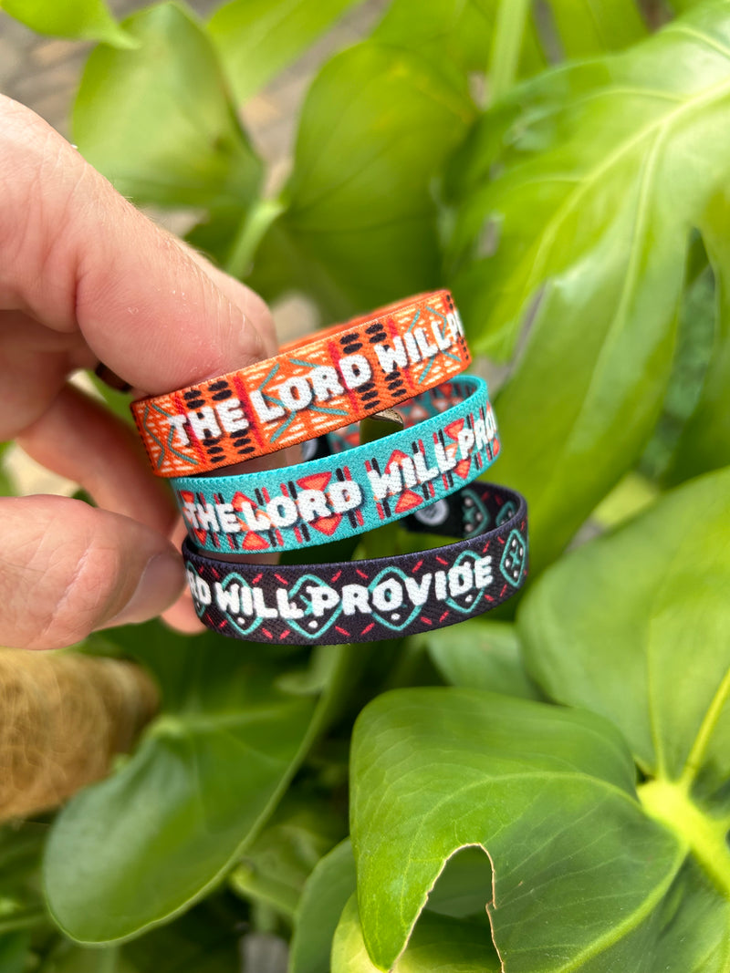 3-PACK | THE LORD WILL PROVIDE - Tribal Reversible Bracelets - Christian Bracelets and Apparel - In His Name Company Products