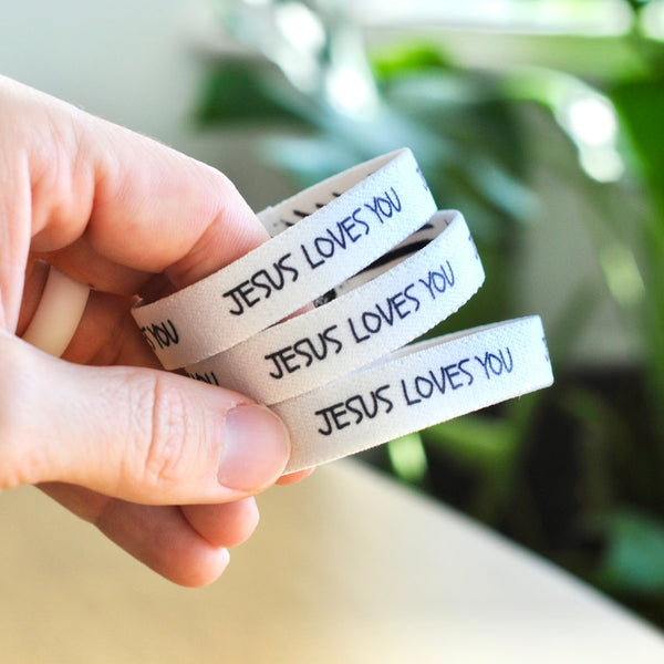 NEW 3-PACK | Jesus Loves You Reversible Bracelets