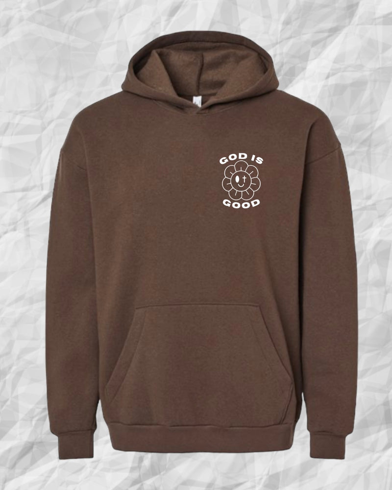 God is Good Hoodie - Brown (FREE Mystery 10-Pack Included)($225 Value!)
