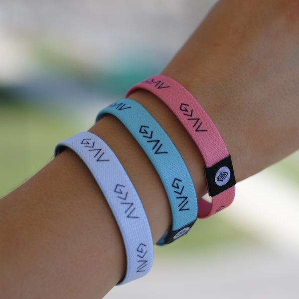 3-PACK | "God is Greater" Reversible Bracelets [White/Pink/Mint] - Christian Apparel and Accessories - Ascend Wood Products