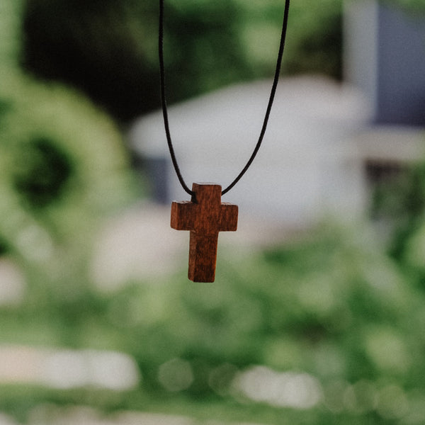 Wooden Cross Necklace - Christian Apparel and Accessories - Ascend Wood Products