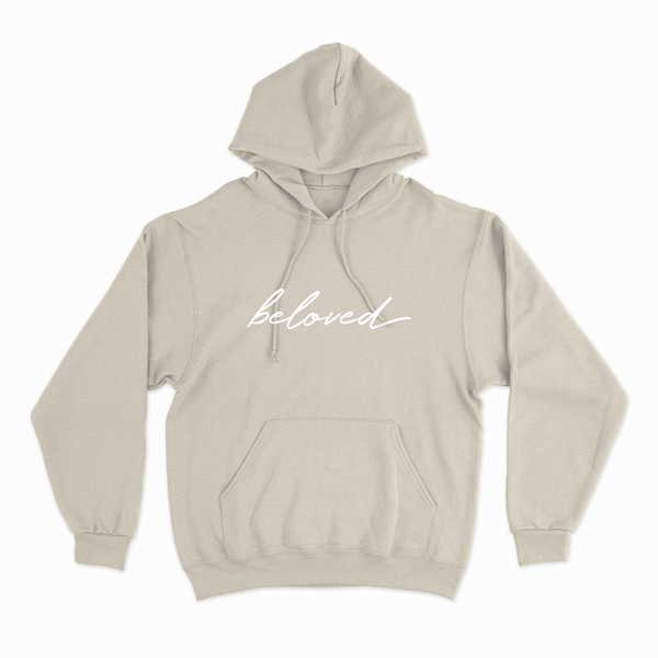 Beloved Sand Hoodie - Christian Apparel and Accessories - Ascend Wood Products