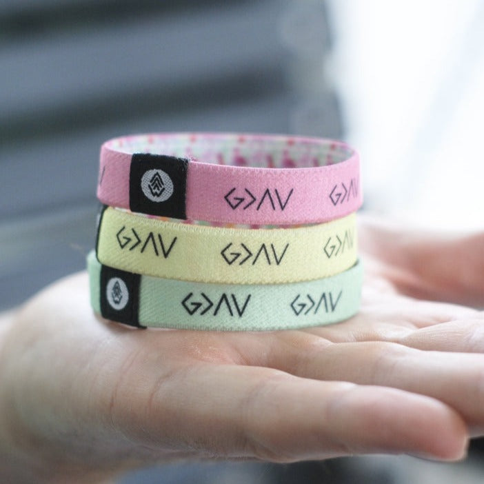 [$4] God is Greater 10-Pack Reversible Bracelets - Christian Apparel and Accessories - Ascend Wood Products
