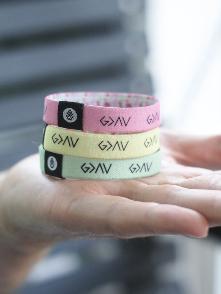 God is Greater Pastel - Christian Bracelets and Apparel - In His Name Company Products